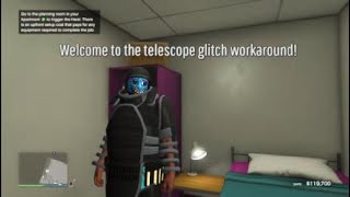 NEW GTA Online Super easy telescope glitch workaround 169 [upl. by Eniamrehs493]