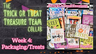 TrickOrTreatTreasure Crafty Collab  Week 4 Bags Boxes Packaging Treats Halloween Inspiration [upl. by Ajup]