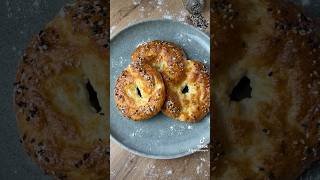 Die leckersten und einfachsten high protein Bagels 🥯✨😍 protein rezept easyrecipe bagels [upl. by Nivram655]