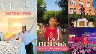 COLLEGE VLOG USC freshman  movein day  first week of class feeling homesick tooth gems etc [upl. by Ennovyhc]