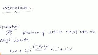 organolithium reagent [upl. by Lepine]