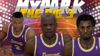 NBA 2k15 MyPark The BIG 3  The Lakers Feat King Shawnn amp StaxMontana  JuiceMan [upl. by Garwood]