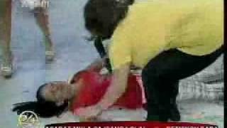 Studio contestant got fainted during Bossing Vics bday in Eat Bulaga [upl. by Endora908]