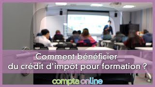 Quest ce que le crédit dimpôt pour dépenses de formation du dirigeant [upl. by Artemisa]