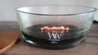 WoodWick Fraser Fir Candle Review [upl. by Lothaire]