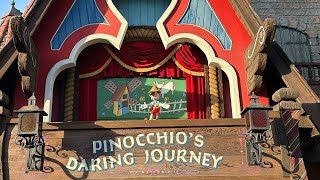 Pinocchio’s Daring Journey Disneyland POV2024 [upl. by Lareena569]