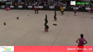 Les finales fin du 94ème Grand Prix Bouliste Sport Boules Gap 2014 [upl. by Hoban560]