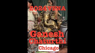 Ganesh Chaturthi Celebration 🥳 Chicago VSNA 2024 [upl. by Lambrecht]