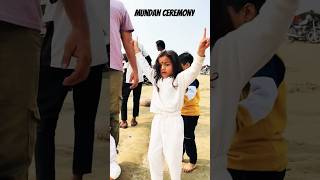 Mundan ceremony for sisters 💇🏻‍♀️ mundan dance cute sisters dhol youtubeshorts viralvideo [upl. by Pulsifer831]