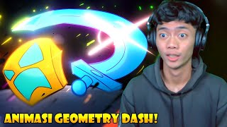 GEOMETRY DASH ADA ANIMASINYA MaReact [upl. by Edik]