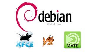 SPEED COMPARISON Debian xfce vs Debian mate 32BITS  Debian Stretch 95 [upl. by Filmer]