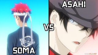 Yukihira Soma VS Saiba Asahi BLUE Semi Final [upl. by Salena818]