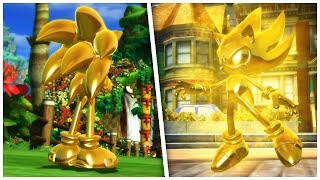 Sonic Generations ✪ Gold Sonic amp Super Gold Sonic Mod [upl. by Attennaj869]