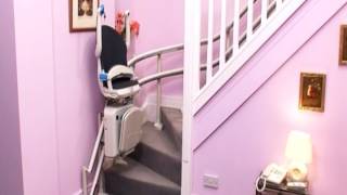 Handicare Stairlift 2000 Curved Stairlift [upl. by Laurel754]