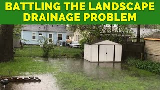 WATER DAMAGE AVERTED Using Proper Landscape DRAINAGE [upl. by Messere]