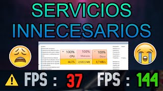 Desactivar servicios innecesarios de Windows 10 – Mejorar el rendimiento de la pc [upl. by Pardoes]