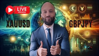 LIVE FOREX TRADING  XAUUSD GOLD amp GBPJPY  24TH JULY 24 [upl. by Nairahcaz749]