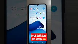 How to change kotak debit card pin from kotak app  Pin change  Kotak mobile app kotak [upl. by Enyaj]