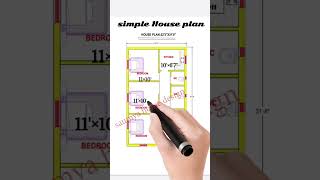 22×31 House plan gharkanaksha home houseplan housedesign 22×31 House plan [upl. by Benedikt]