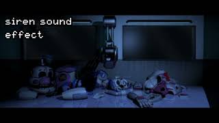 FNAF Scooper sound effectsiren [upl. by Siloum]