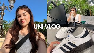 UNI VLOG  back in taft new schedule whats in my college bag new books amp hongkong haul 🦋🎒 [upl. by Natsyrk980]