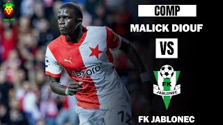 El Hadji Malick Diouf vs FK Jablonec  1 assist [upl. by Aroda]