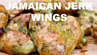 JAMAICAN JERK WINGS  Is it hot [upl. by Buschi]