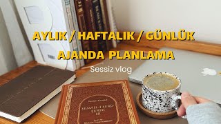 Aylık  Haftalık  Günlük Ajanda Planmala  Ciltli Kitap Nasıl Okunur  sessiz blog [upl. by Caesar394]