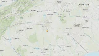 Small earthquake hits near NCSC border [upl. by Prowel]