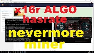 RVN Ravencoin x16r Hasrate nevermore miner GTX 1050TI 🔥🔥🔥 [upl. by Krawczyk]