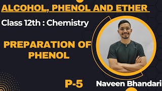 Alcohol phenol and ether 05  Preparations of phenol chemistry class 12 [upl. by Lubeck754]