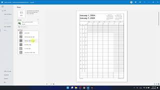 How to Print Blank Calendar on Outlook [upl. by Guarino99]