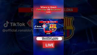 Link live streaming Barcelona vs Celta vigo [upl. by Ycnay]