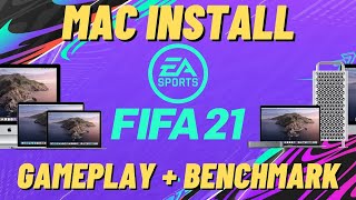 FIFA 21  Mac Install Tutorial Boot Camp  Gameplay MacBook Pro 2019 Intel Iris 645 [upl. by Gimpel222]