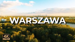 Warszawa centrum z lotu ptaka  Jesień 2022  LECE W MIASTO™ 4k [upl. by Yeslah493]