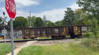 Northbound Great Lake Central train at Howell Michigan August 26 2024 [upl. by Granthem385]