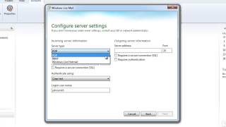 Support Help How to set up your email in Windows Live Mail [upl. by Pleasant]