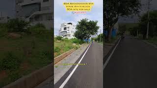 BDA site for sale at Banashankari 6th stage 4th H block  bdasitesforsale sitesforsale [upl. by Aleihs]