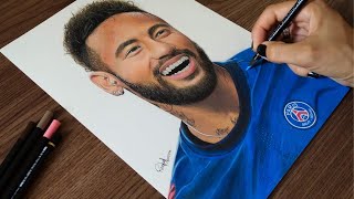 Drawing NeymarJr [upl. by Olotrab]