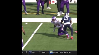 Justin Jefferson catches for a 31yard Gain vs Tennessee Titans [upl. by Enileda]