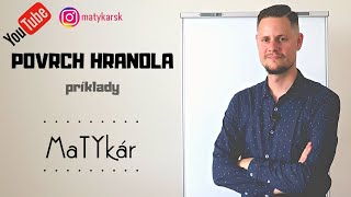 POVRCH HRANOLA  príklady [upl. by Woodberry]