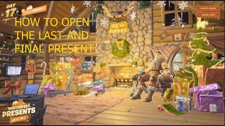 How To Open The 15Th Present In Fortnite [upl. by Carhart519]