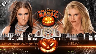 Halloween Havoc Stephanie McMahon vs Sable  Womens Championship HIAC  Womens Universe WWE 2K24 [upl. by Dub]