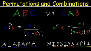 Permutations and Combinations Tutorial [upl. by Truda]