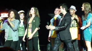 Happy Birthday Alyson Stoner 81110  Jonas Brothers World Tour 2010 Pittsburgh [upl. by Nihhi328]