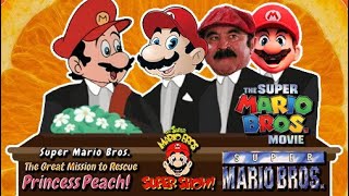 The Super Mario Bros 1986 amp 1989 amp 1993 amp 2023  Coffin Dance Meme Song Cover [upl. by Witha]