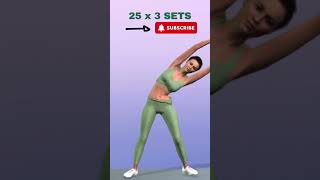 Blast Belly Fat with Side to Side Bends for a Tighter Waist [upl. by Ashton551]