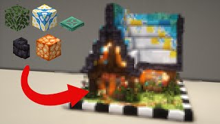 Minecraft  Random Blocks House Building Challenge [upl. by Tullius]