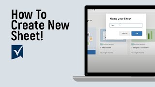 How to Create New Sheet on Smartsheet Account easy [upl. by Einrae251]