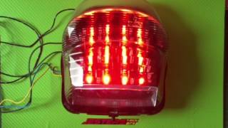 CBR1100xx Blackbird LED tail light with indicators [upl. by Rivkah]